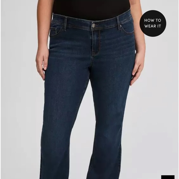 Torrid Luxe Slim Super Stretch Bootcut Jeans - Picture 5 of 6
